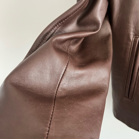 Vintage DANIER LEATHER XL Brown Women’s Jacket - Picture 2 of 8